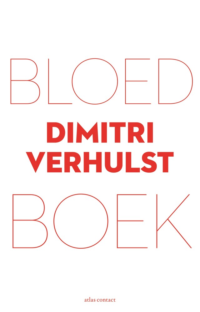 Kirjankansi teokselle Bloedboek