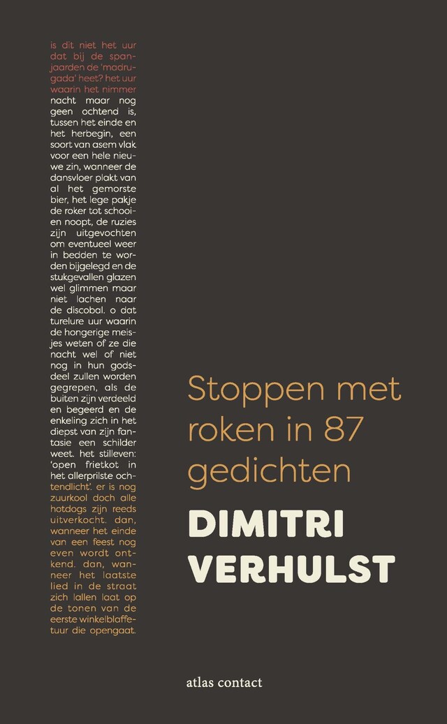 Copertina del libro per Stoppen met roken in 87 gedichten