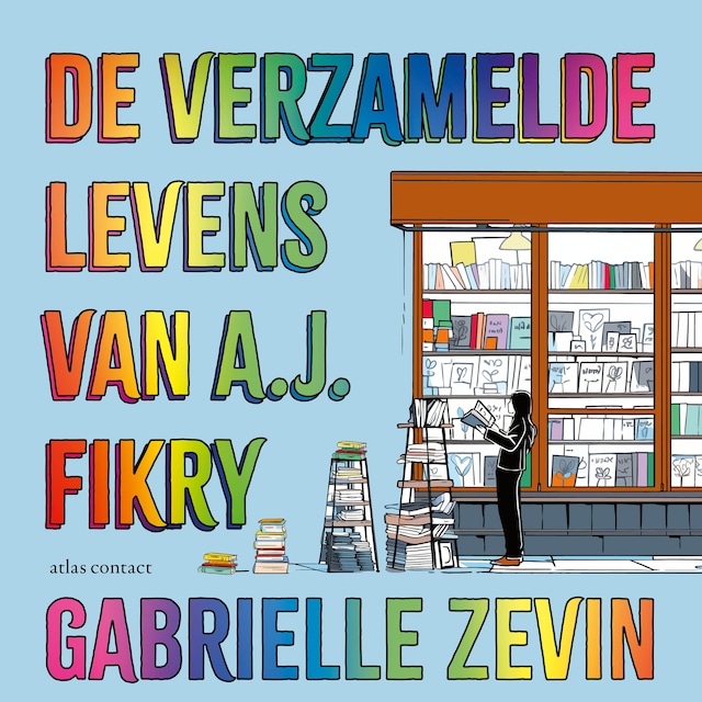 Couverture de livre pour De verzamelde levens van A.J. Fikry