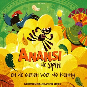 Anansi de spin en de eieren voor de koning - luisterboek