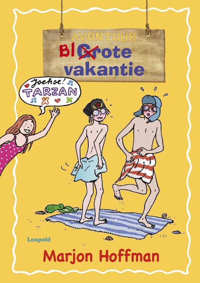 Kirjankansi teokselle Blote vakantie
