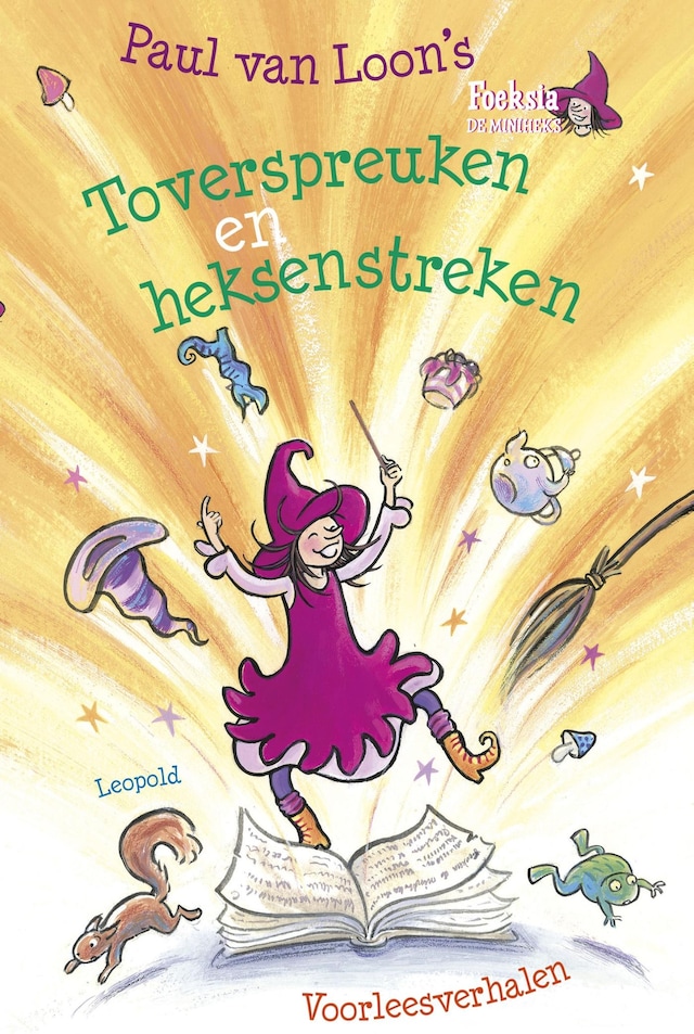 Portada de libro para Toverspreuken en heksenstreken