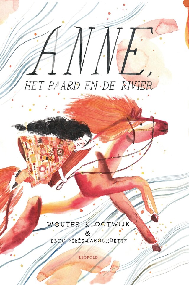 Couverture de livre pour Anne, het paard en de rivier