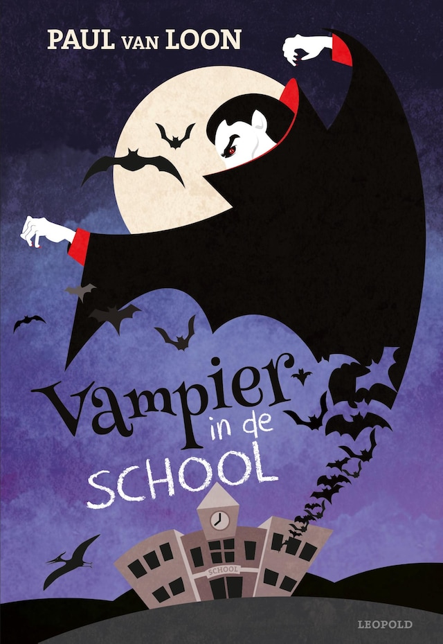 Book cover for Vampier in de school