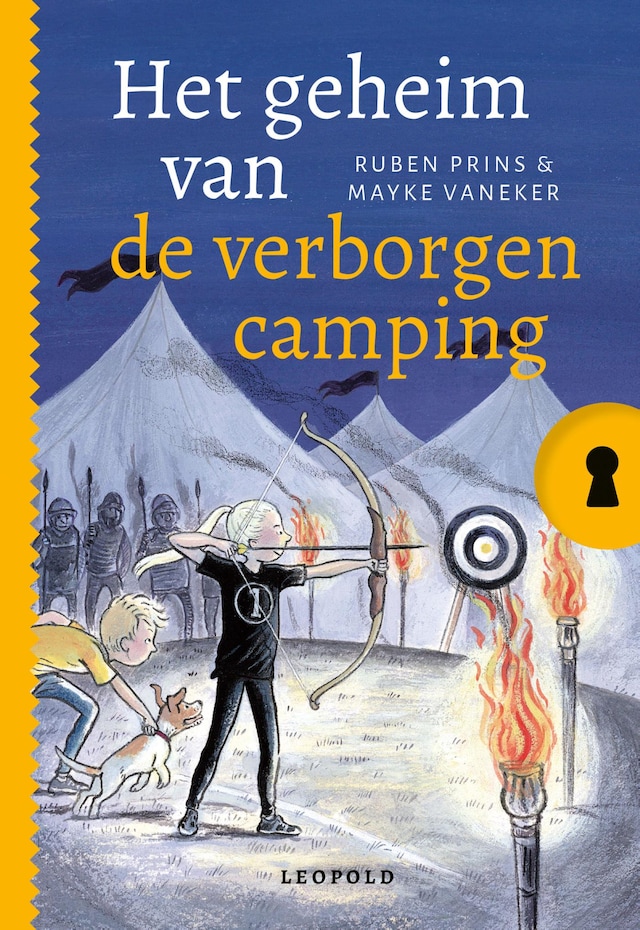 Kirjankansi teokselle Het geheim van de verborgen camping
