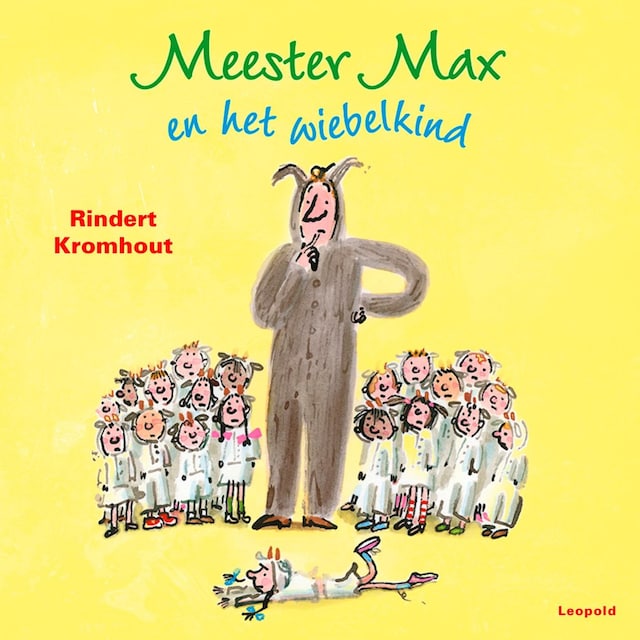 Book cover for Meester Max en het wiebelkind