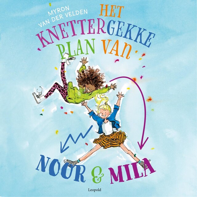 Okładka książki dla Het knettergekke plan van Noor en Mila