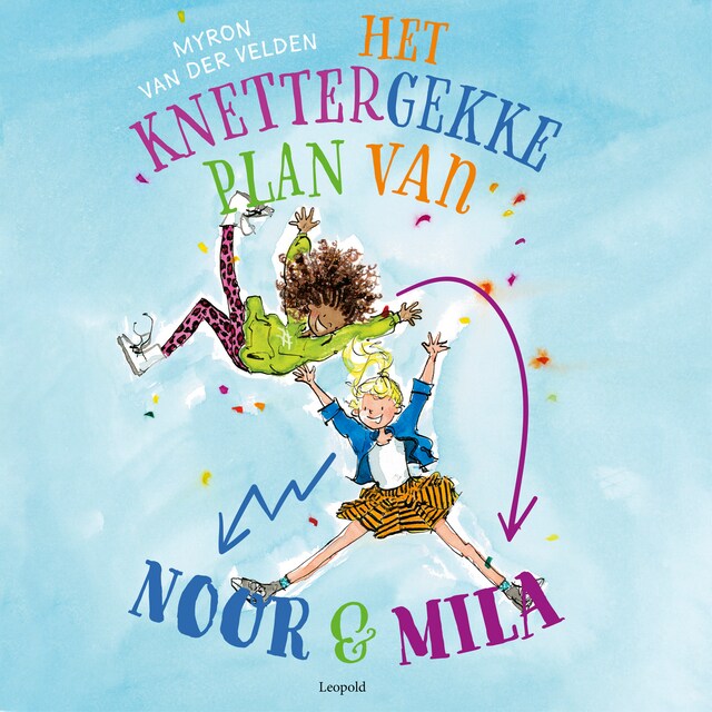 Buchcover für Het knettergekke plan van Noor en Mila