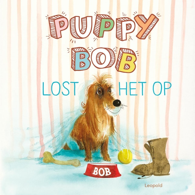 Okładka książki dla Puppy Bob lost het op