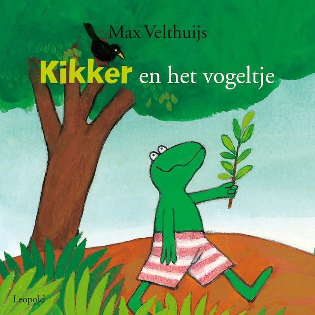 Book cover for Kikker en het vogeltje
