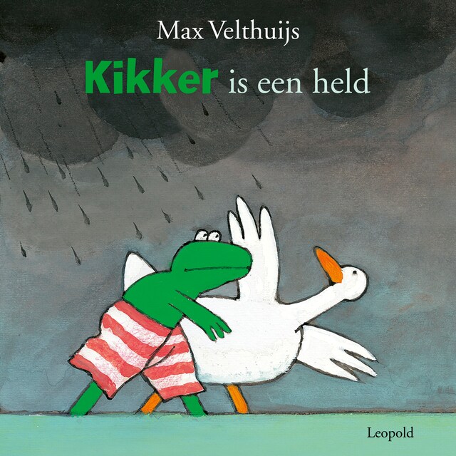 Portada de libro para Kikker is een held