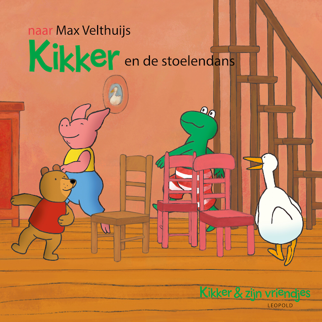 Buchcover für Kikker en de stoelendans