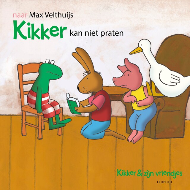 Book cover for Kikker kan niet praten