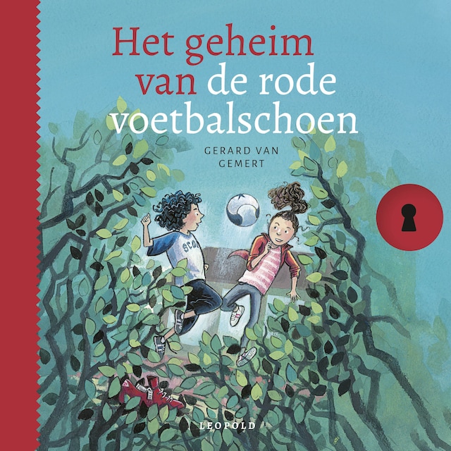 Book cover for Het geheim van de rode voetbalschoen