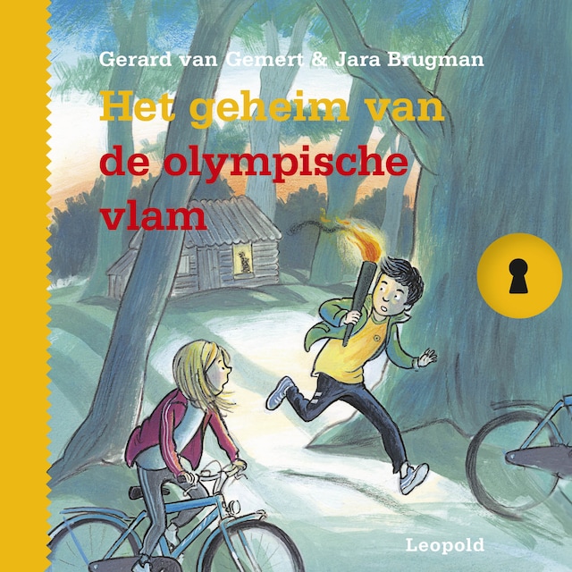 Portada de libro para Het geheim van de olympische vlam