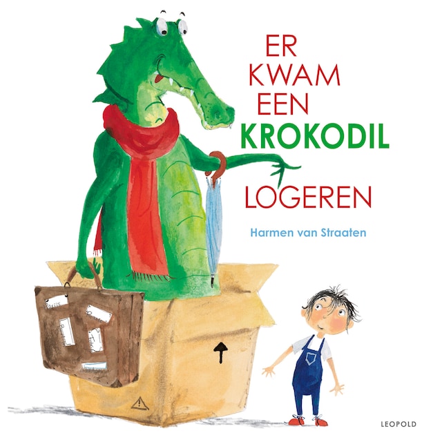 Book cover for Er kwam een krokodil logeren