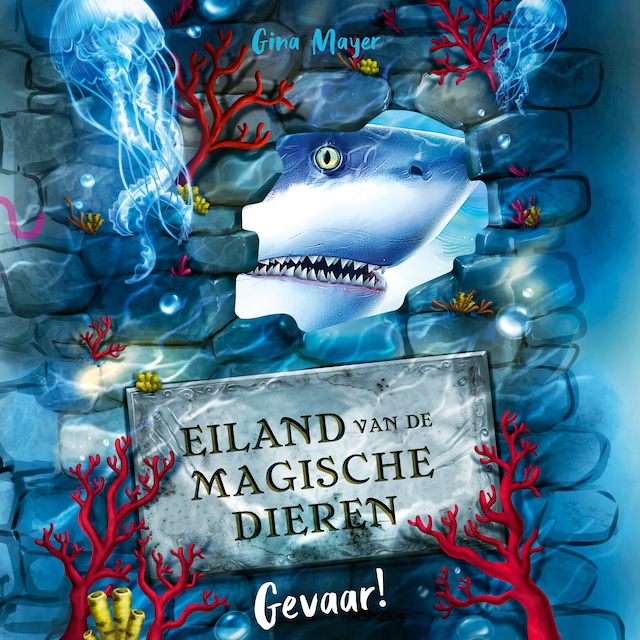 Book cover for Eiland van de magische dieren - Gevaar!