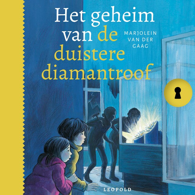 Portada de libro para Het geheim van de duistere diamantroof