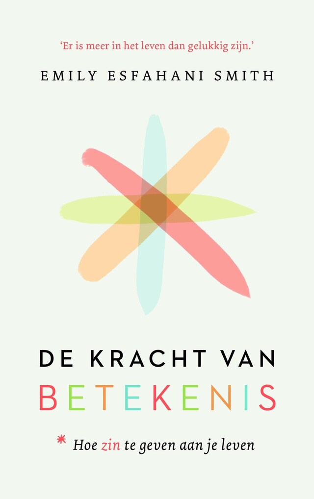 Book cover for De kracht van betekenis