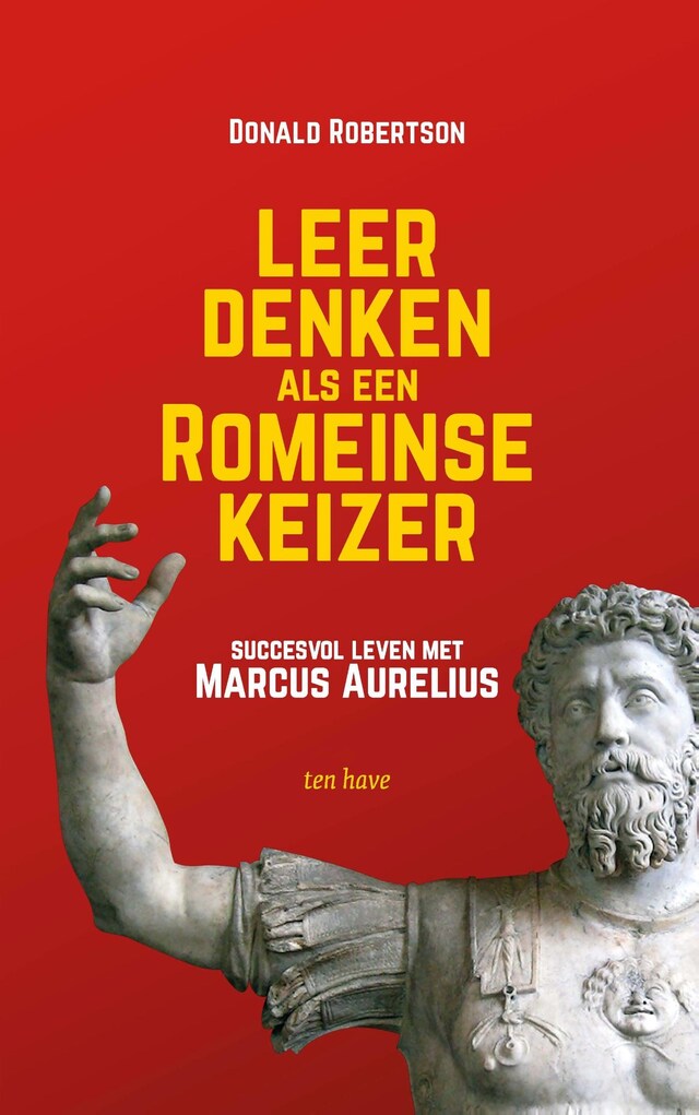 Book cover for Leer denken als een Romeinse keizer