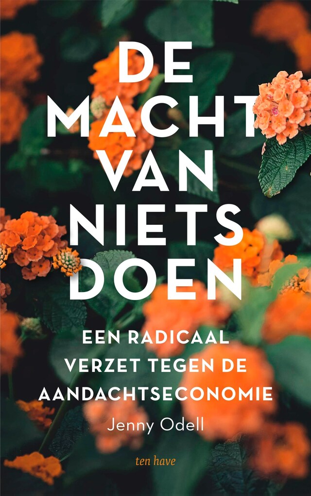 Portada de libro para De macht van nietsdoen