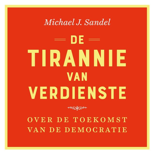 Boekomslag van De tirannie van verdienste