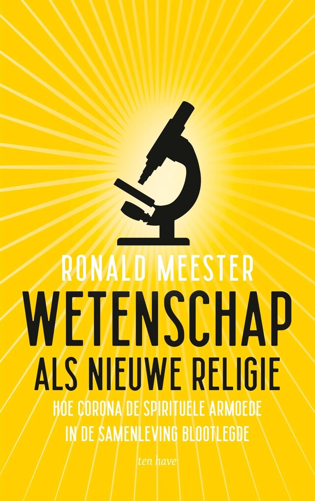 Buchcover für Wetenschap als nieuwe religie