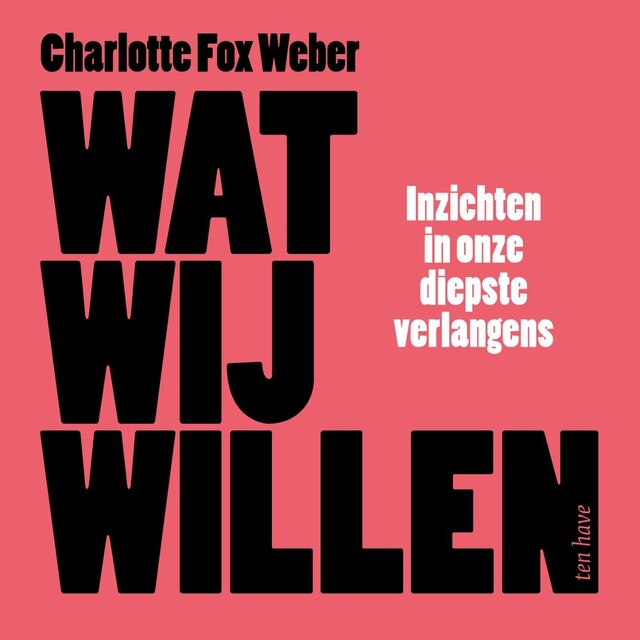 Book cover for Wat wij willen