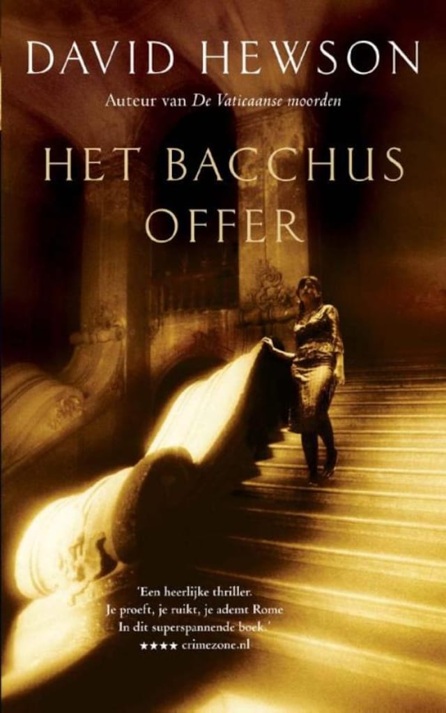 Boekomslag van Het Bacchus offer