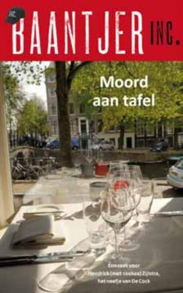 Kirjankansi teokselle Moord aan tafel