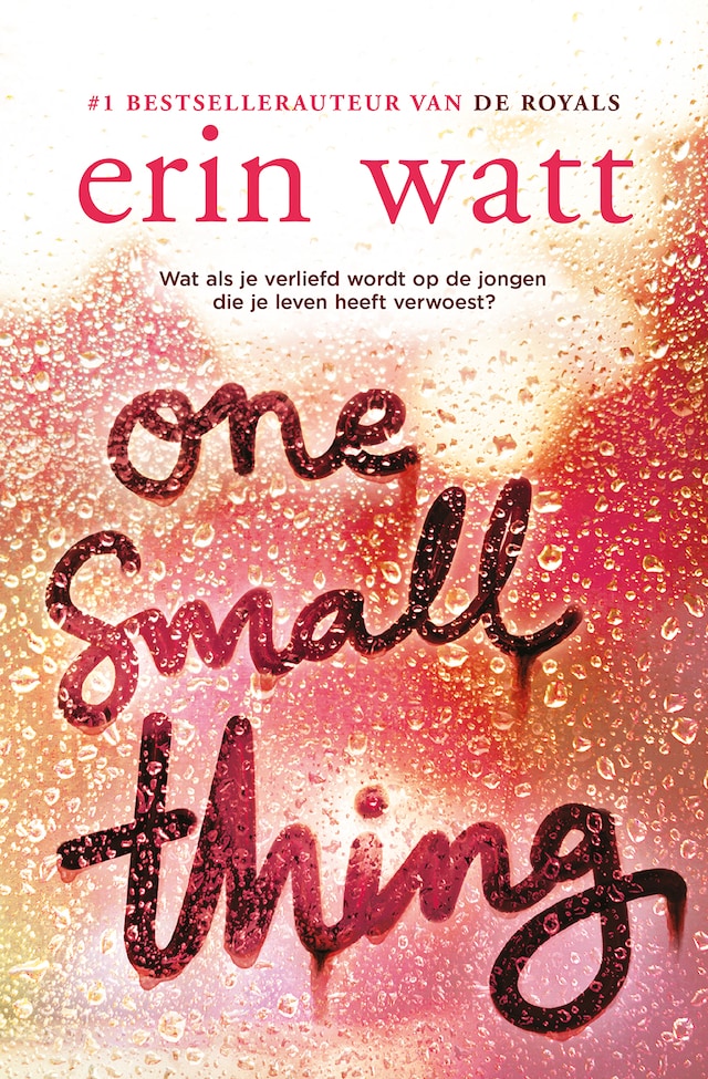 Book cover for One small thing
