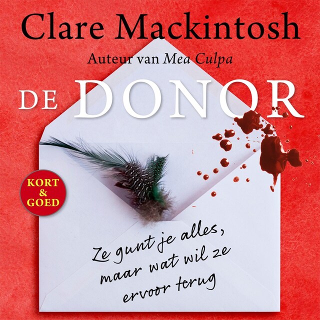 Book cover for De donor