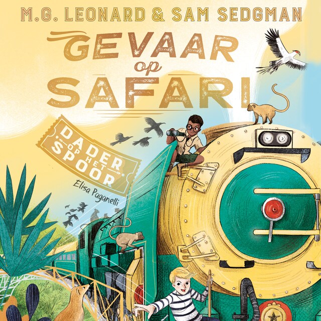 Book cover for Gevaar op safari