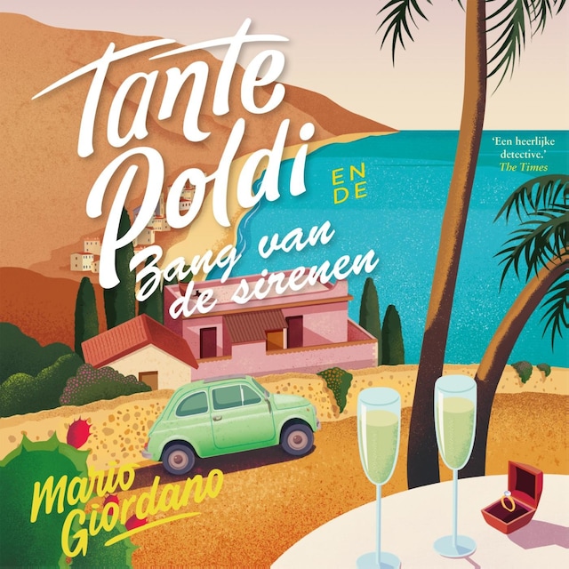 Book cover for Tante Poldi en de zang van de sirenen