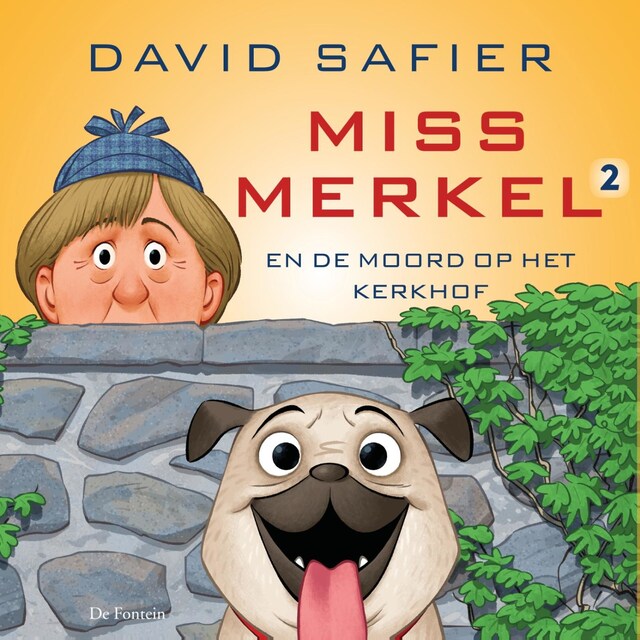 Book cover for Miss Merkel en de moord op het kerkhof
