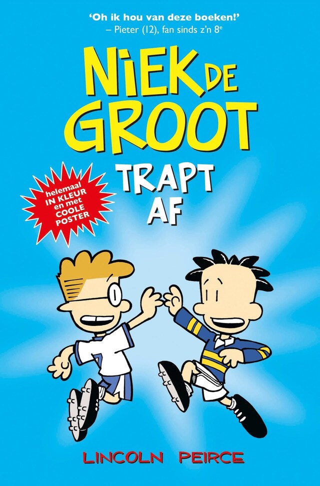 Book cover for Niek de Groot trapt af