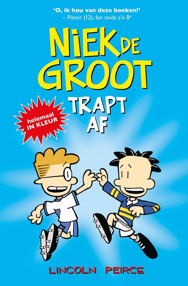 Book cover for Niek de Groot trapt af