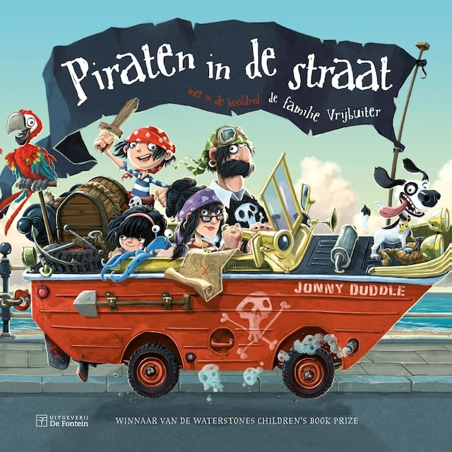 Buchcover für Piraten in de straat
