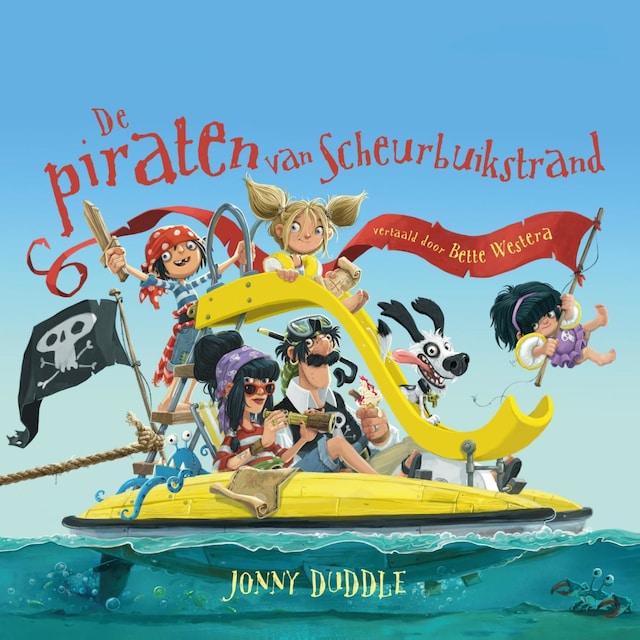 Okładka książki dla De piraten van Scheurbuikstrand