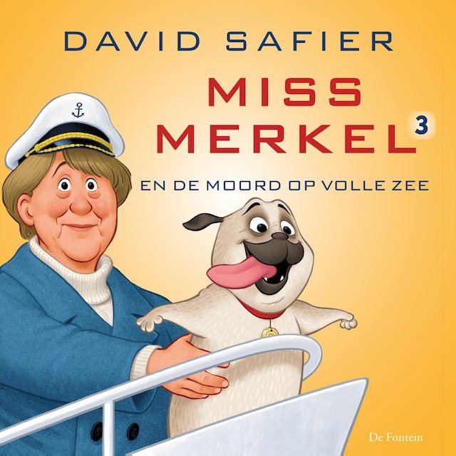 Couverture de livre pour Miss Merkel en de moord op volle zee