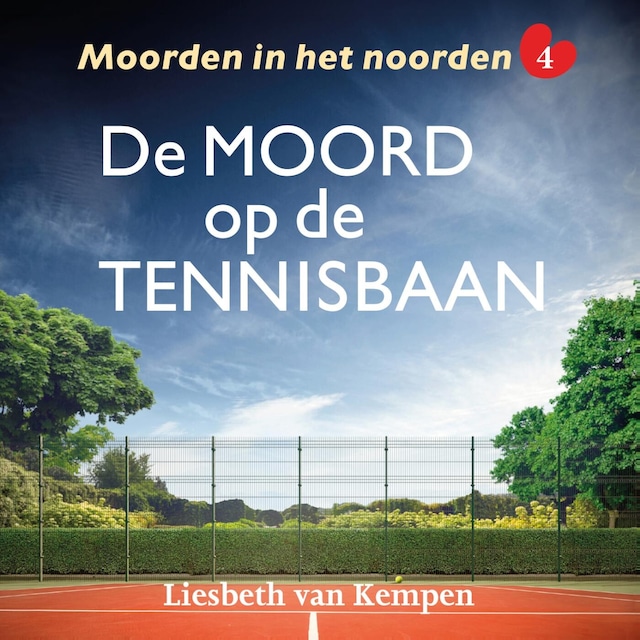 Book cover for De moord op de tennisbaan