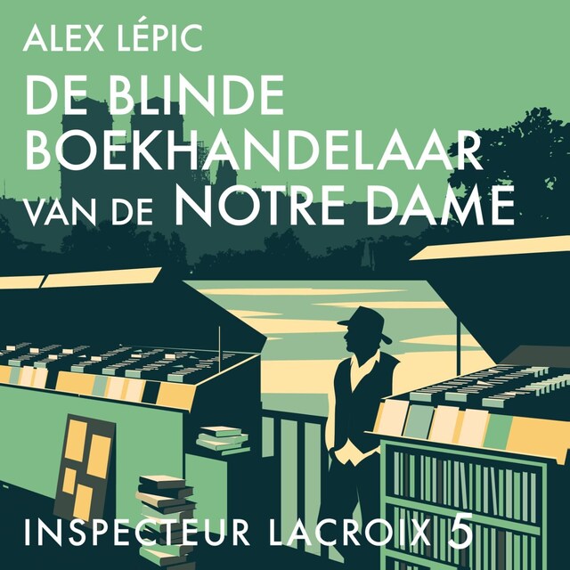 Book cover for De blinde boekhandelaar van de Notre Dame