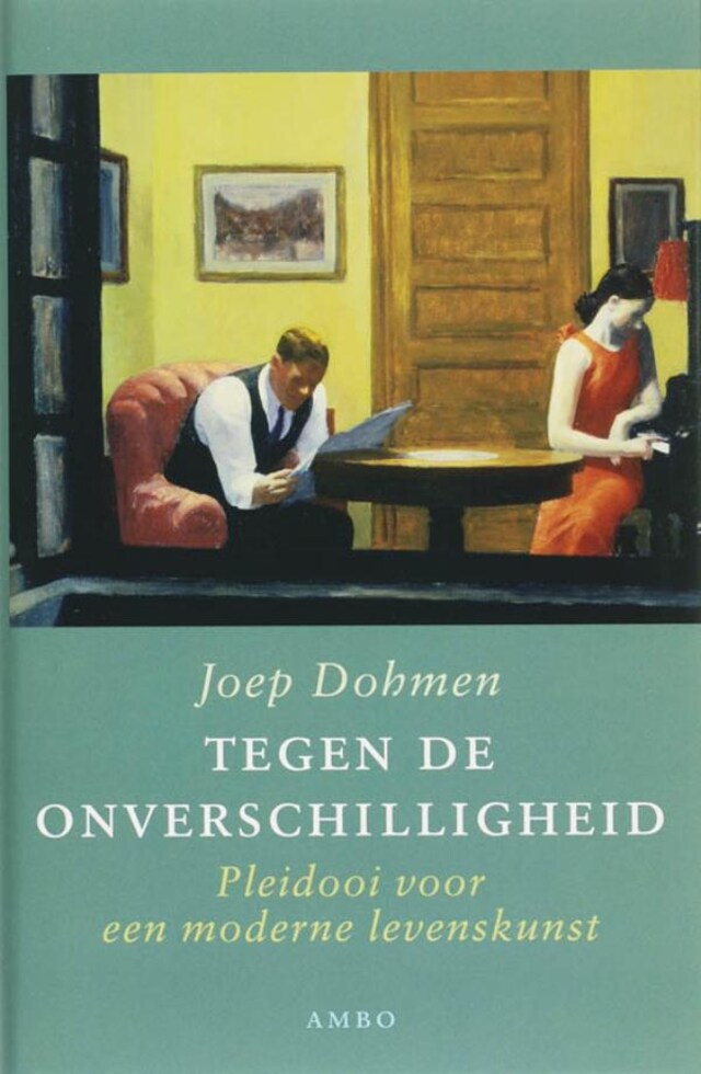 Book cover for Tegen de onverschilligheid