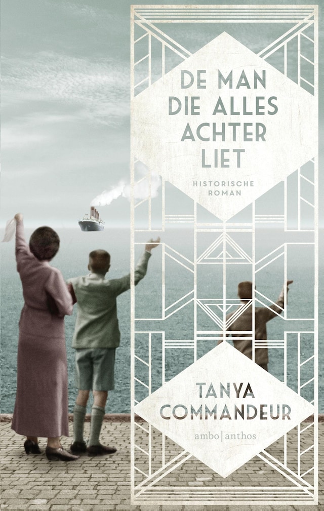 Copertina del libro per De man die alles achterliet