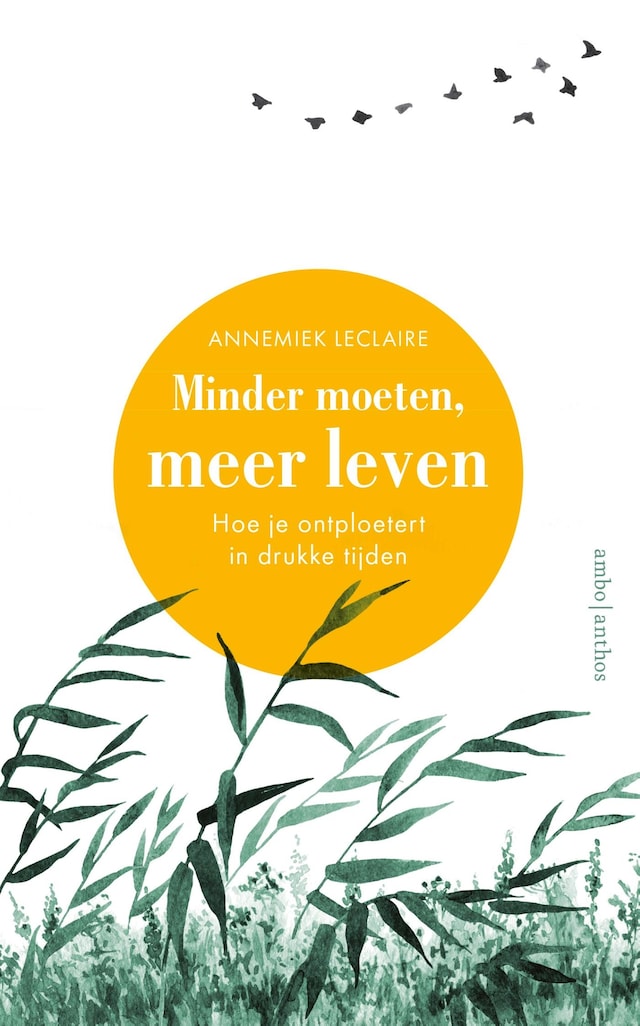 Boekomslag van Minder moeten, meer leven