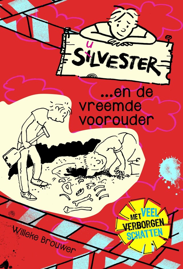 Book cover for Silvester... en de vreemde voorouder