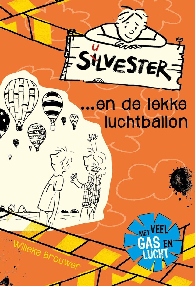 Portada de libro para Silvester ... en de lekke luchtballon