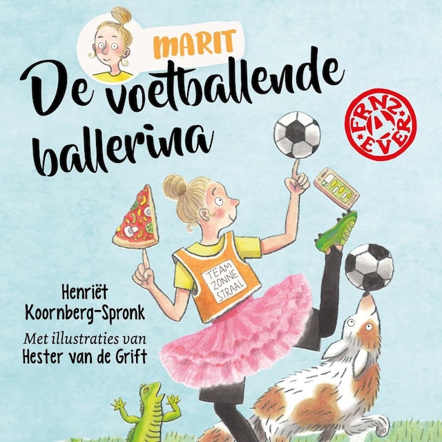Book cover for De voetballende ballerina