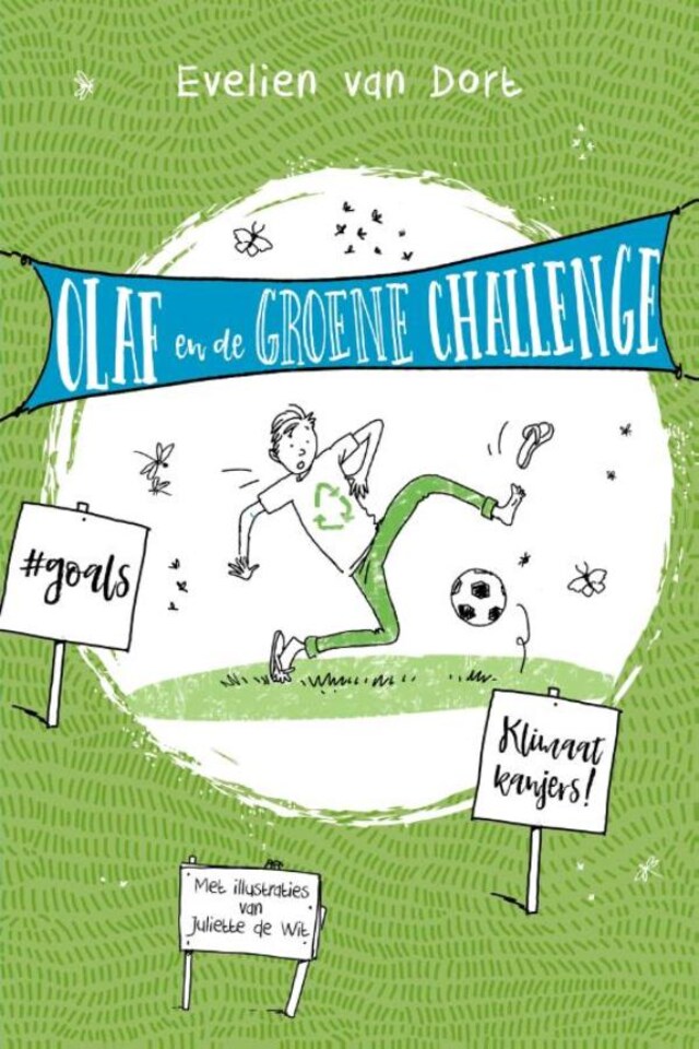 Kirjankansi teokselle Olaf en de groene challenge