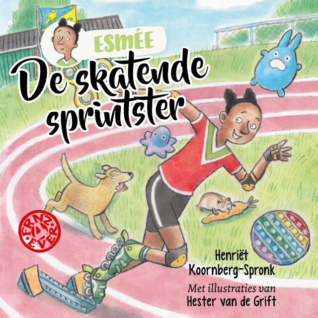 Book cover for De skatende sprintster